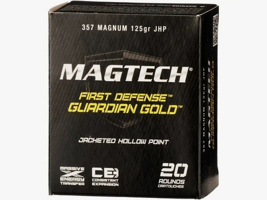 Magtech .357 Magnum Guardian Gold JHP 8,1g/125grs.