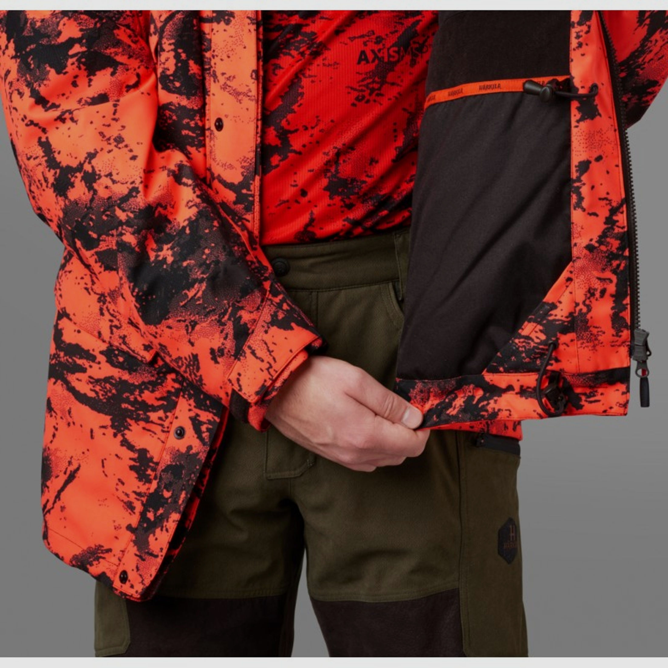 Härkila Wildboar Pro HWS Insulated Jacke AXIS MSP Orange Blaze