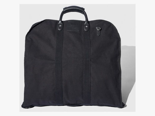 Baron Garment Bag Black Canvas