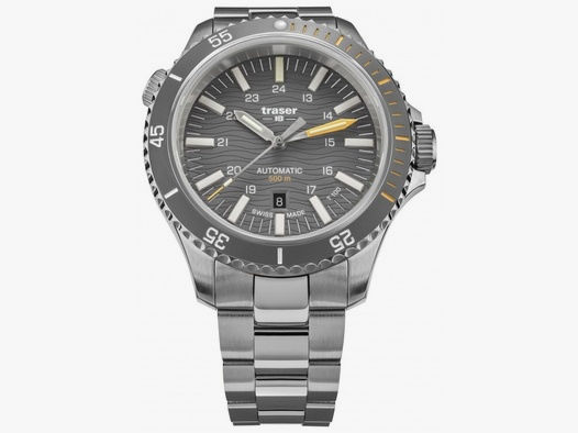Traser H3 P67 Diver Automatic T100 Grey, Stahlband