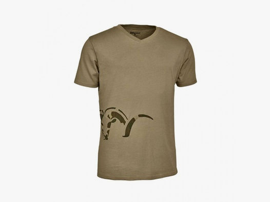 Blaser Logo V-T-Shirt Herren Armin sand