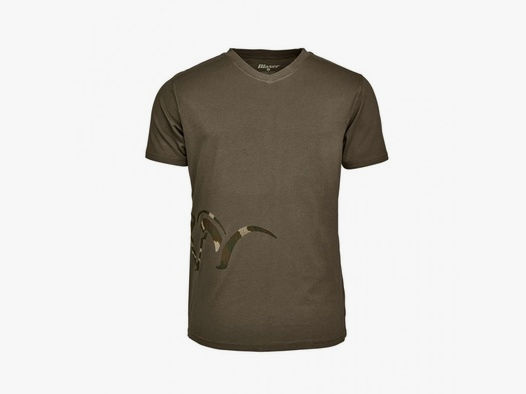 Blaser Logo V-T-Shirt Herren Armin oliv
