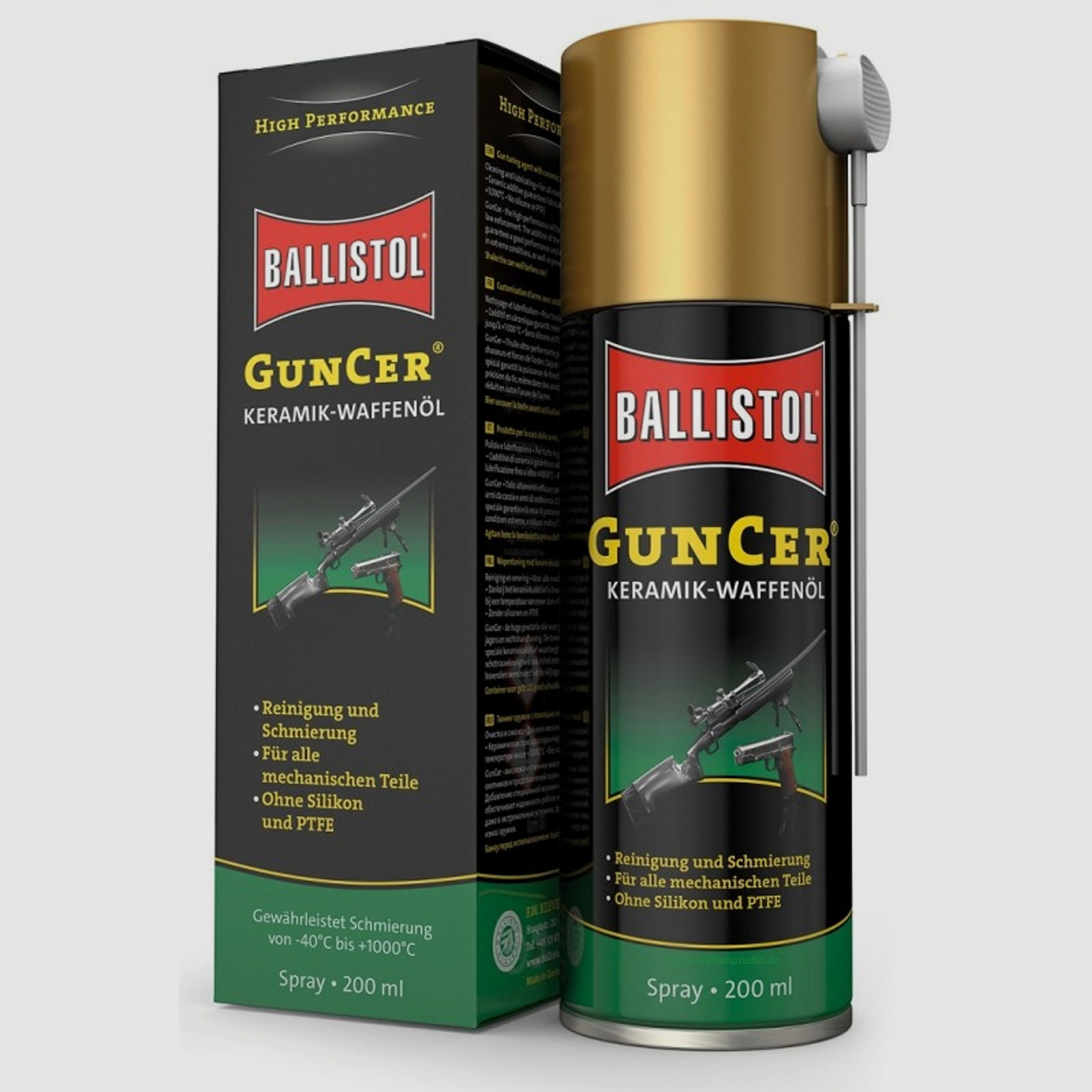 BALLISTOL GunCer Waffenöl mit Keramik-Additiven 200ml