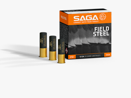 Saga 12/70 Field Steel HP NO.3 3,5mm - 36g Stahlschrot