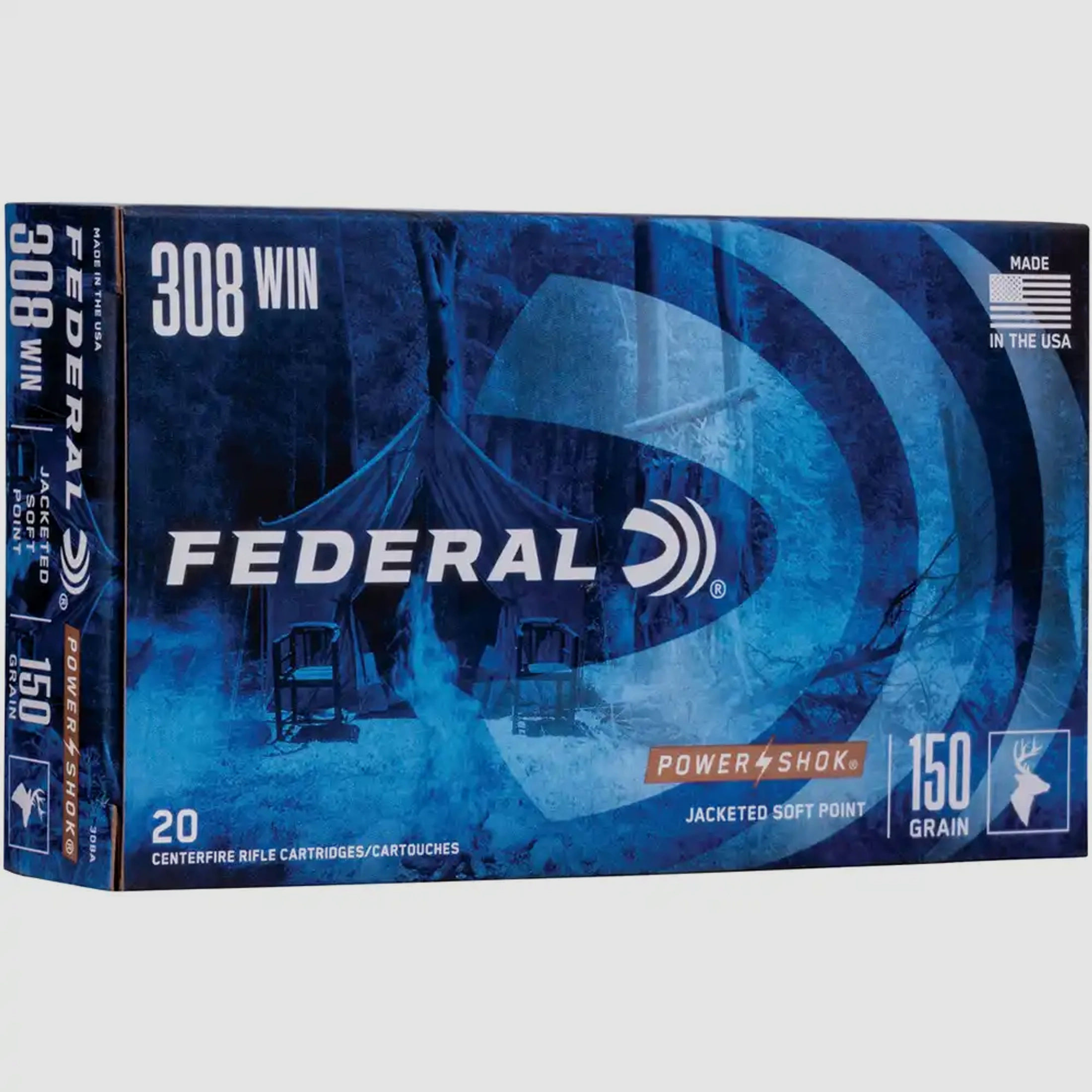 Federal Power Shok .308 Win. 180 gr.