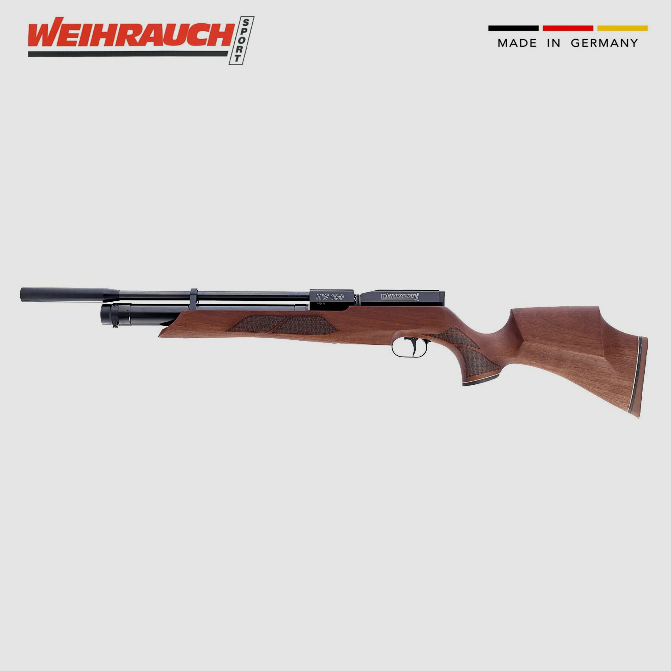 Weihrauch HW 100 S Pressluftgewehr 5,5 mm (P18)