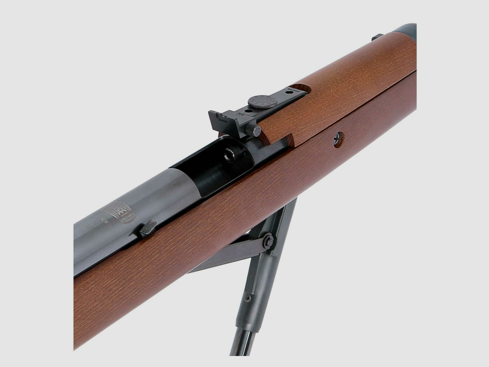 SET Mauser K98 Starrlauf Unterhebelspanner Luftgewehr Kaliber 4,5 mm Diabolo (P18) + 1000 Diabolos + 100 Scheiben + Kugelfang