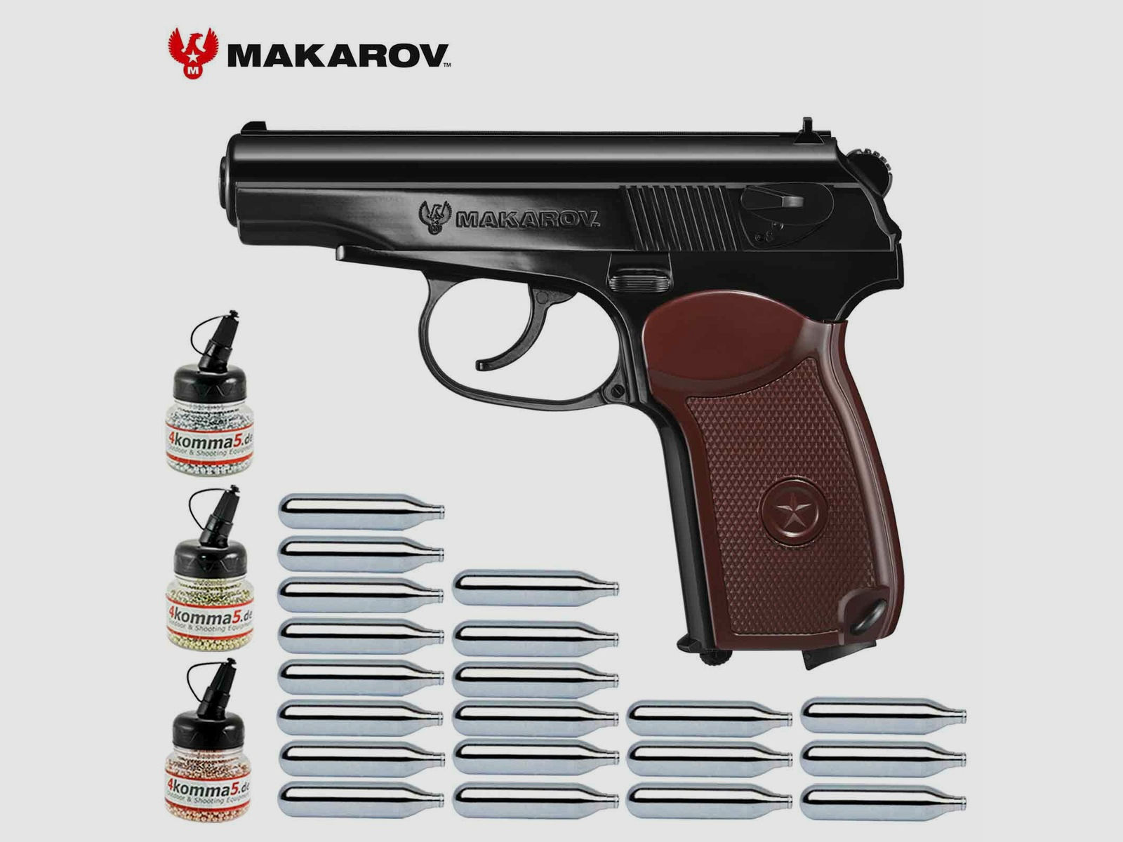 Superset Makarov Co2-Pistole 4,5 mm BB (P18)