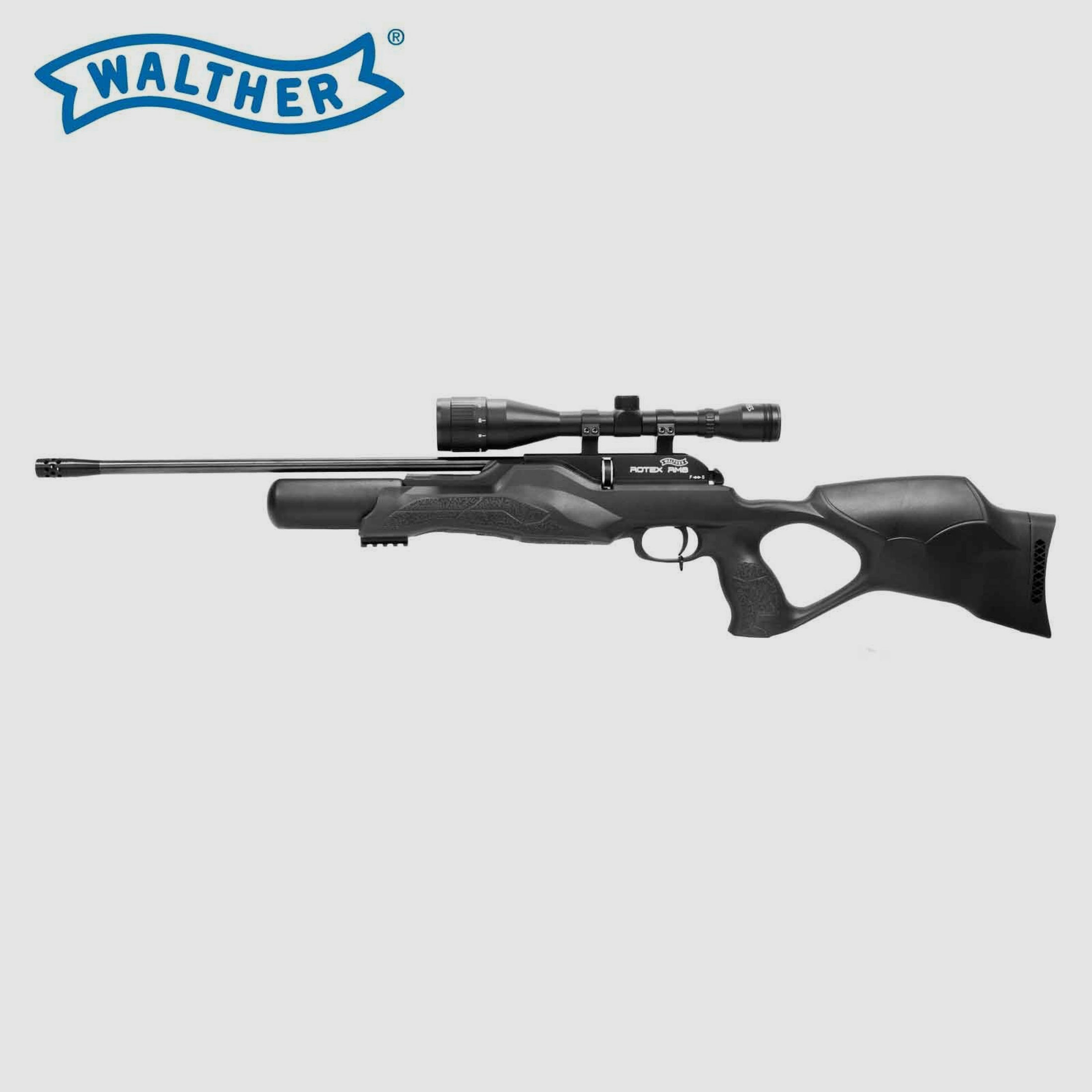 SET Walther Rotex RM8 Varmint Pressluftgewehr 4,5 mm (P18) + Walther Zielfernrohr 6x42