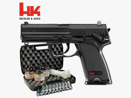 Kofferset Heckler & Koch USP 4,5 mm BB (P18) Co2-Pistole