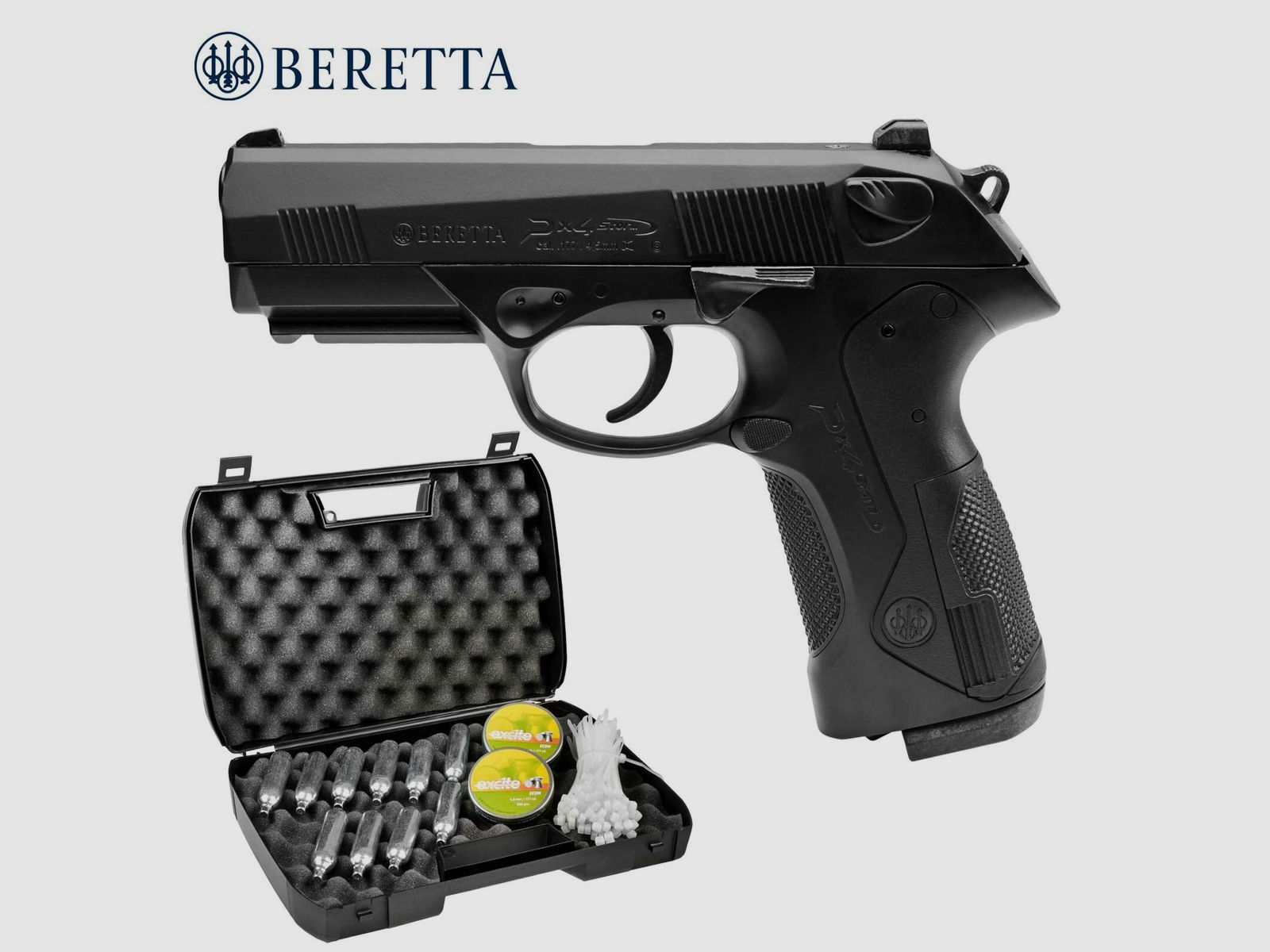 Kofferset Beretta Px4 Storm 4,5 mm Diabolo Co2-Pistole (P18)