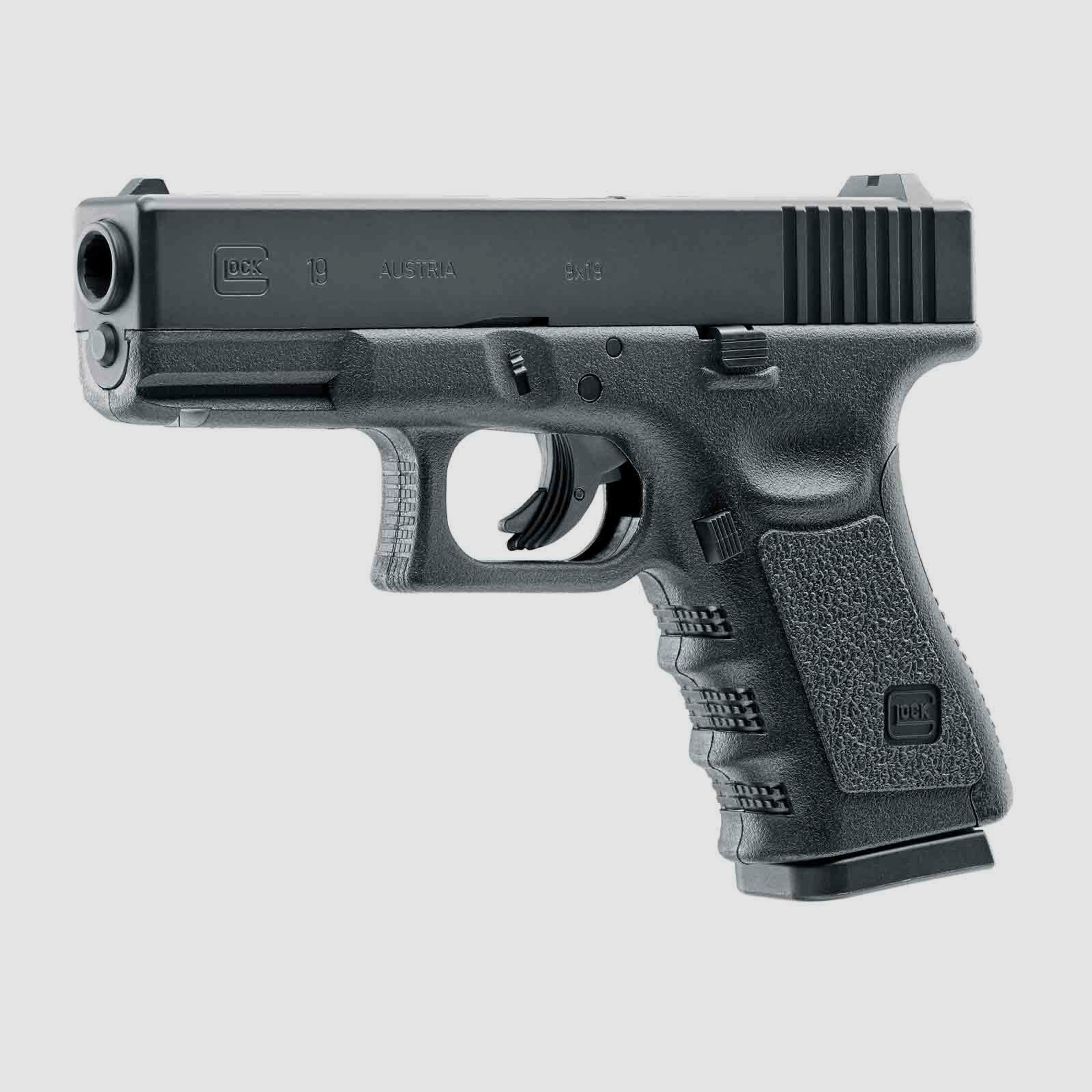 Glock 19 Softair-Co2-Pistole Kaliber 6 mm BB NBB (P18)