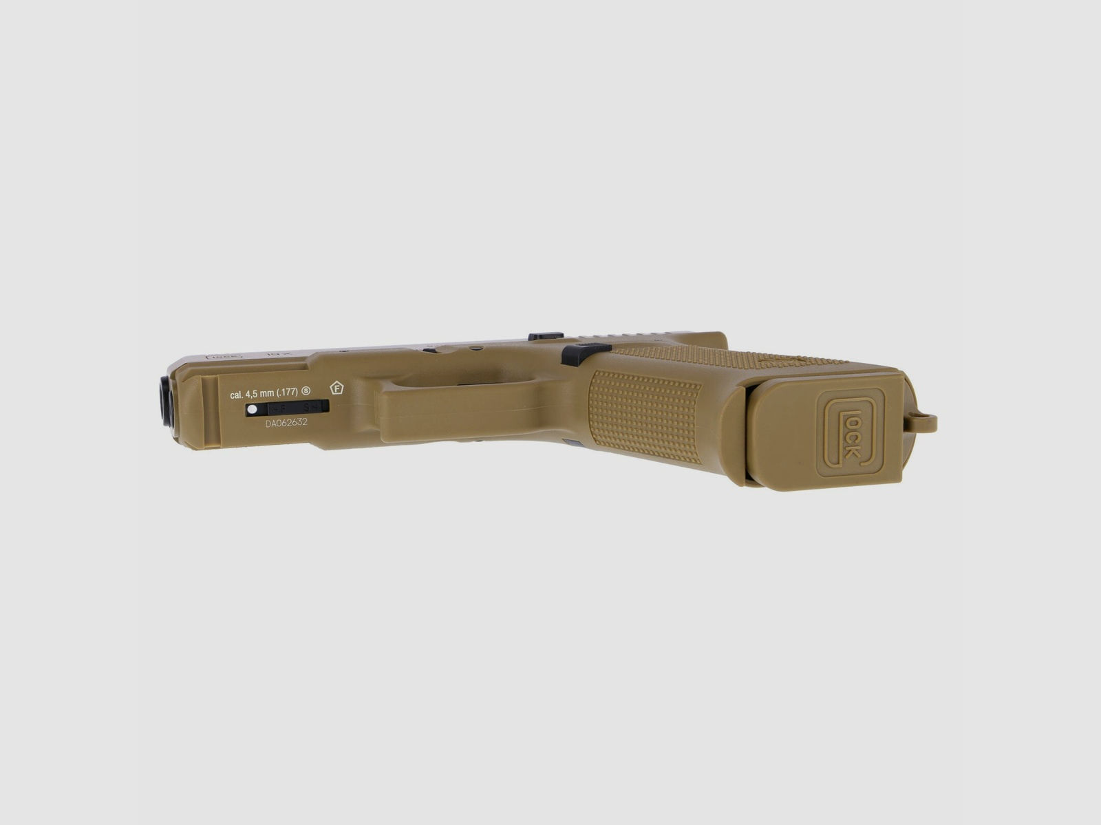 Umarex Glock 19X Co2-Pistole Coyote 19 Schuss Kaliber 4,5 mm Stahl BB (P18)