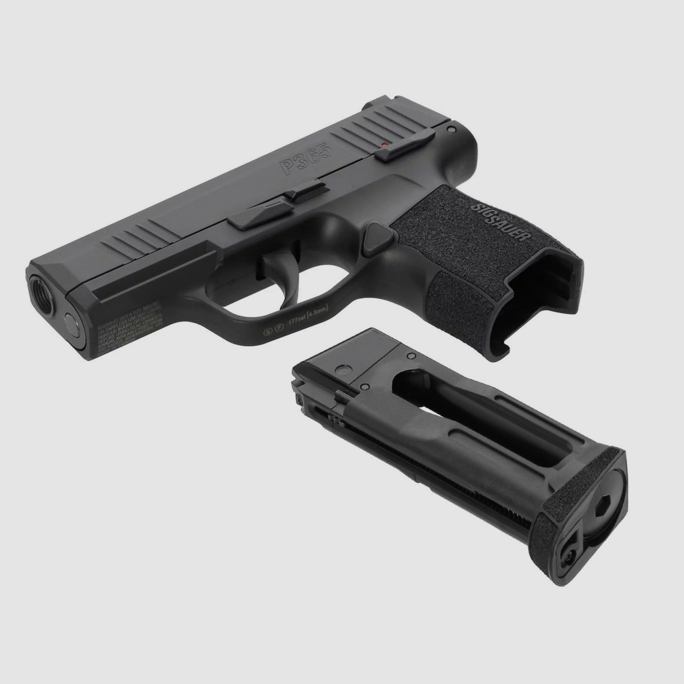 Kofferset SIG SAUER P365 4,5 mm BB Blowback Co2-Pistole (P18)