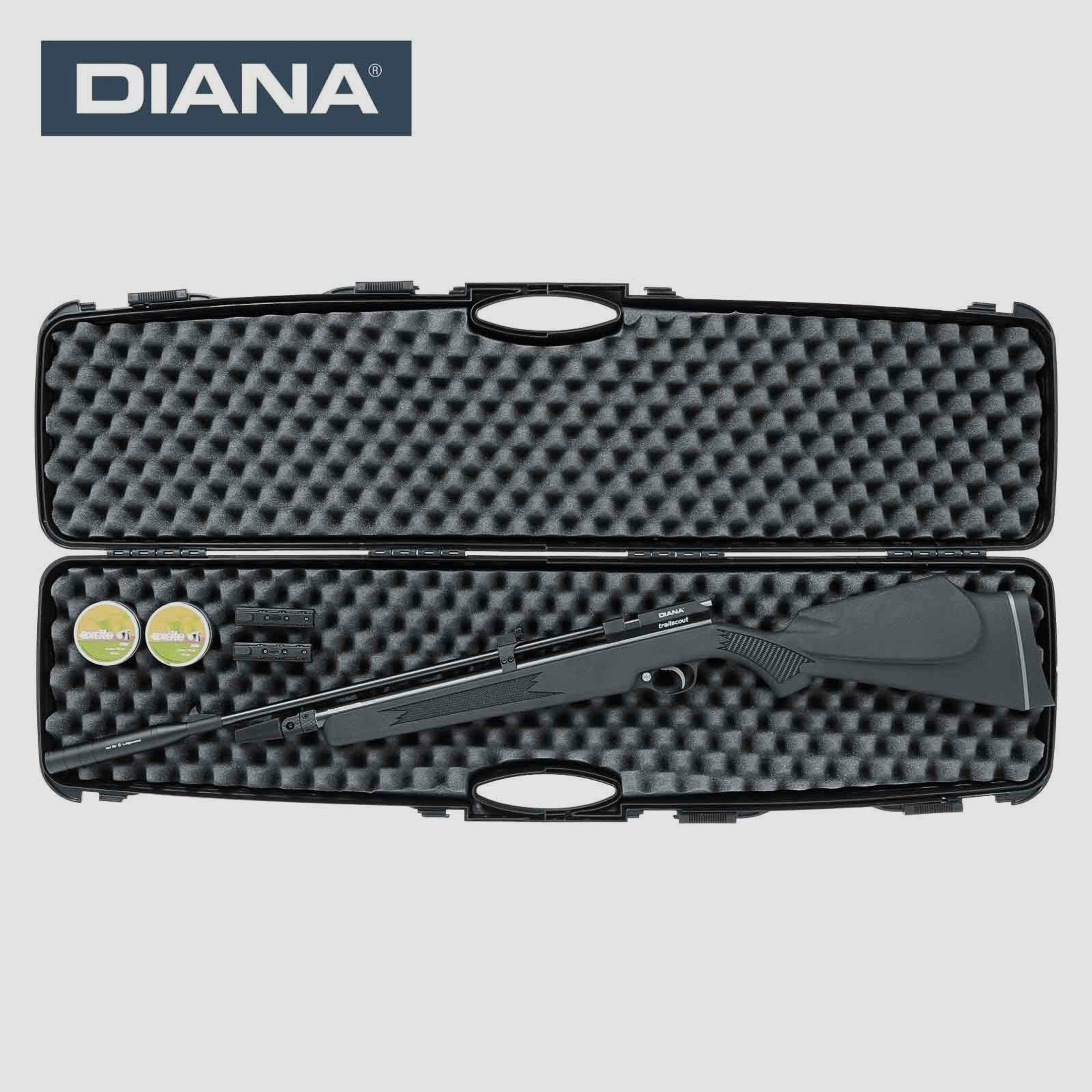 Kofferset Diana Trailscout Co2-Gewehr 4,5 mm Diabolo (P18)
