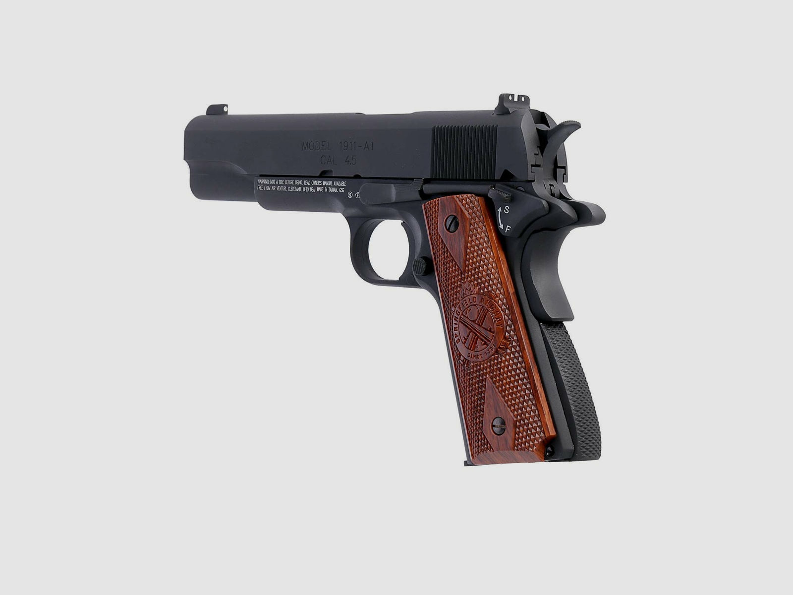 Superset Springfield 1911 Vollmetall 4,5 mm BB Blowback Co2-Pistole (P18)