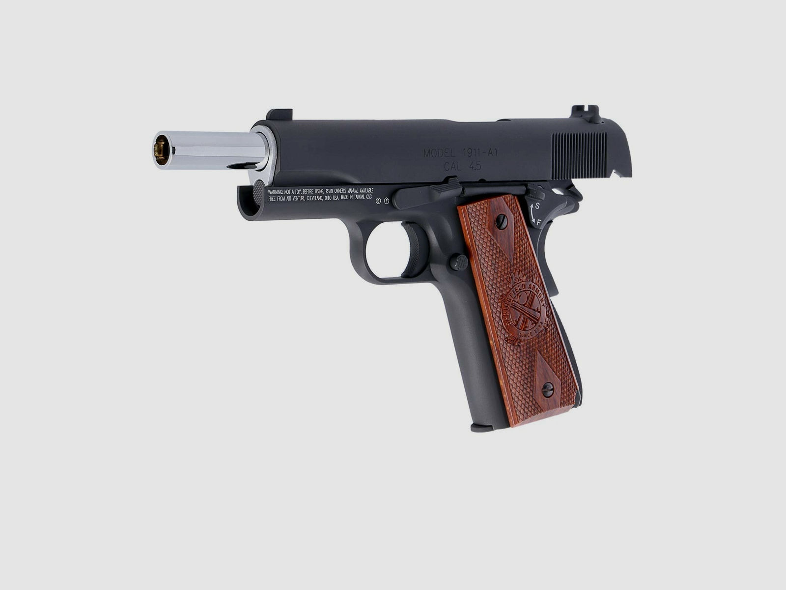 Kofferset Springfield 1911 Vollmetall 4,5 mm BB Blowback Co2-Pistole (P18)