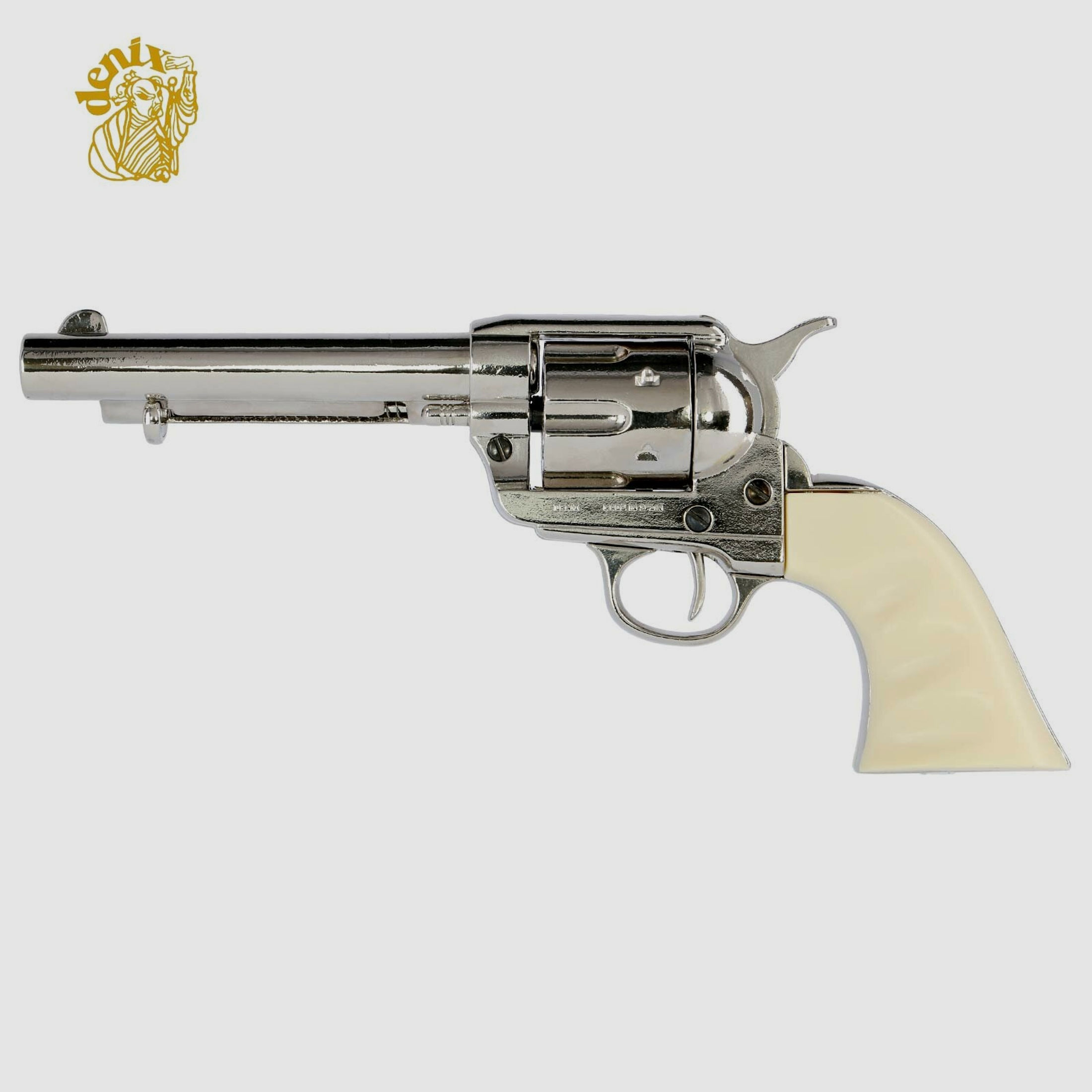 Denix Dekomodell 45er Colt Peacemaker 5,5" Lauf - Nickelfarben