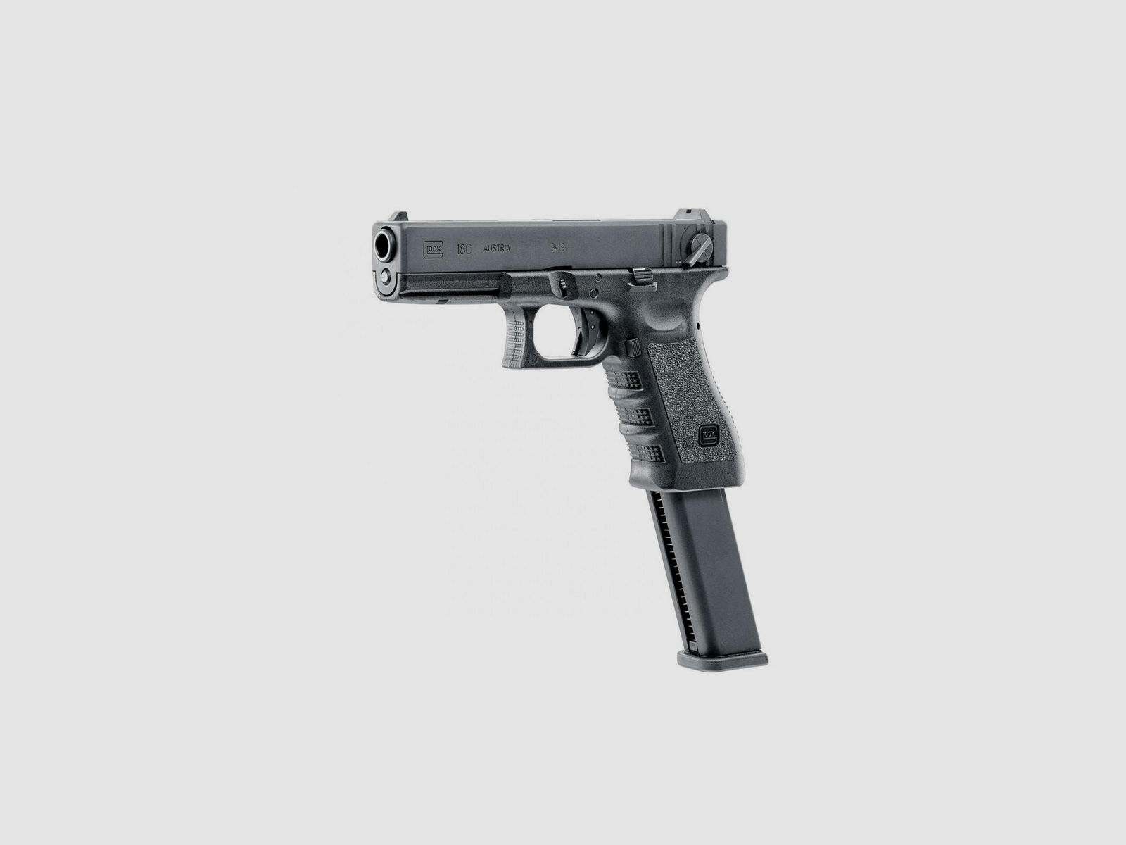 Glock 18C Gen3 Schwarz Kaliber 6 mm BB  Gas Blowback (P18)
