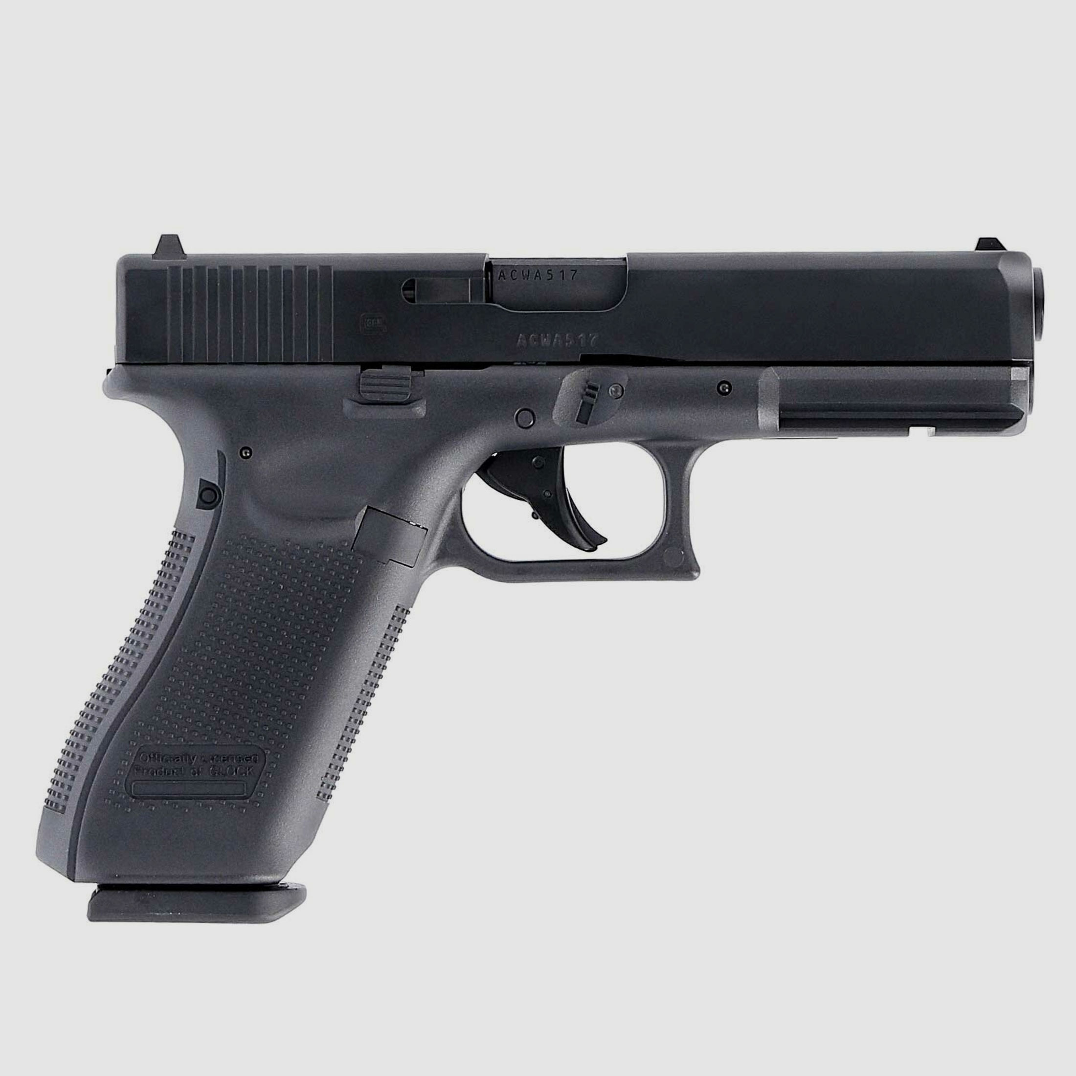 SET Glock 17 Gen5 Co2-Pistole Kaliber 4,5 mm Stahl BB Blowback (P18)
