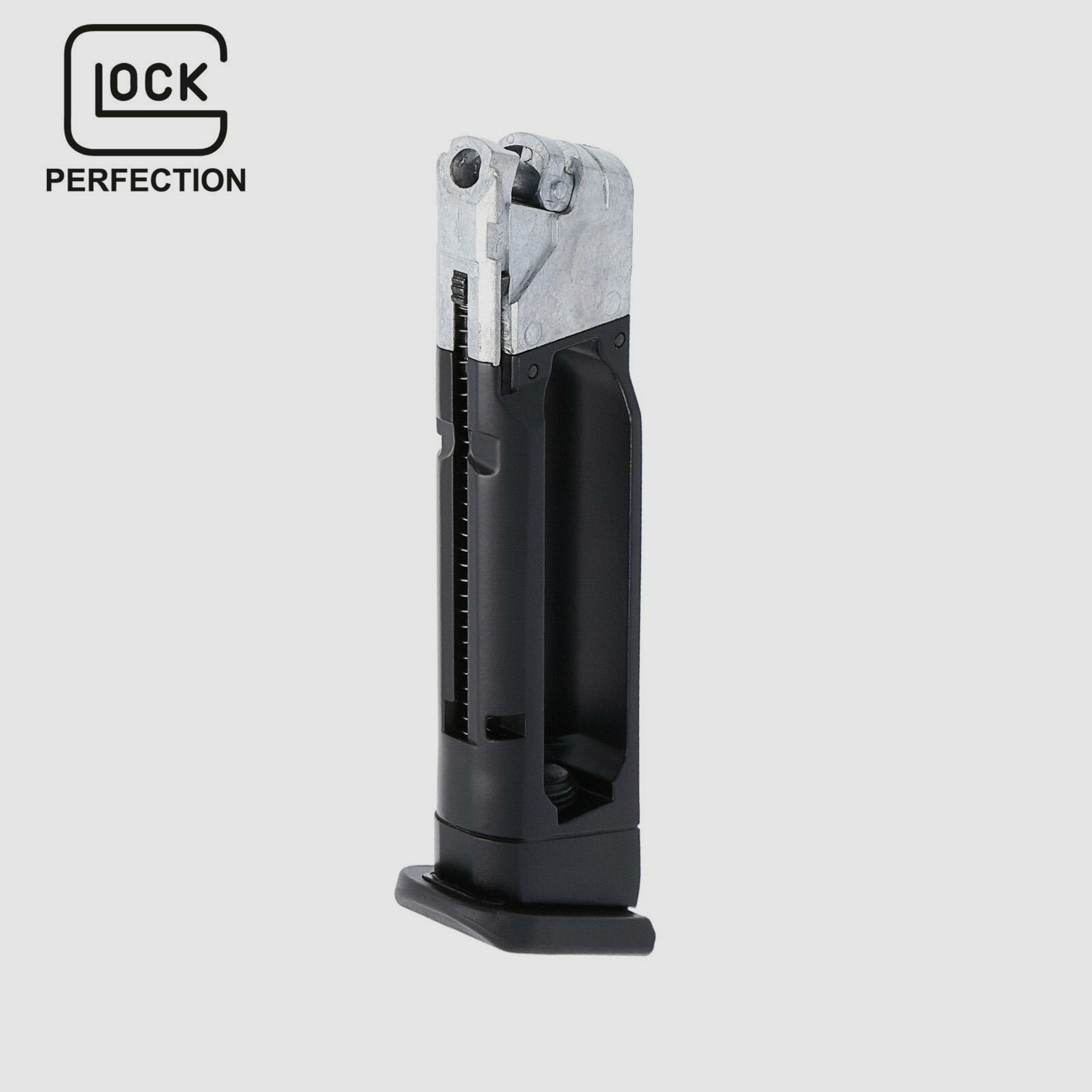 Ersatzmagazin für Glock 17 Gen5 Softair-Co2-Pistole 6 mm Blowback