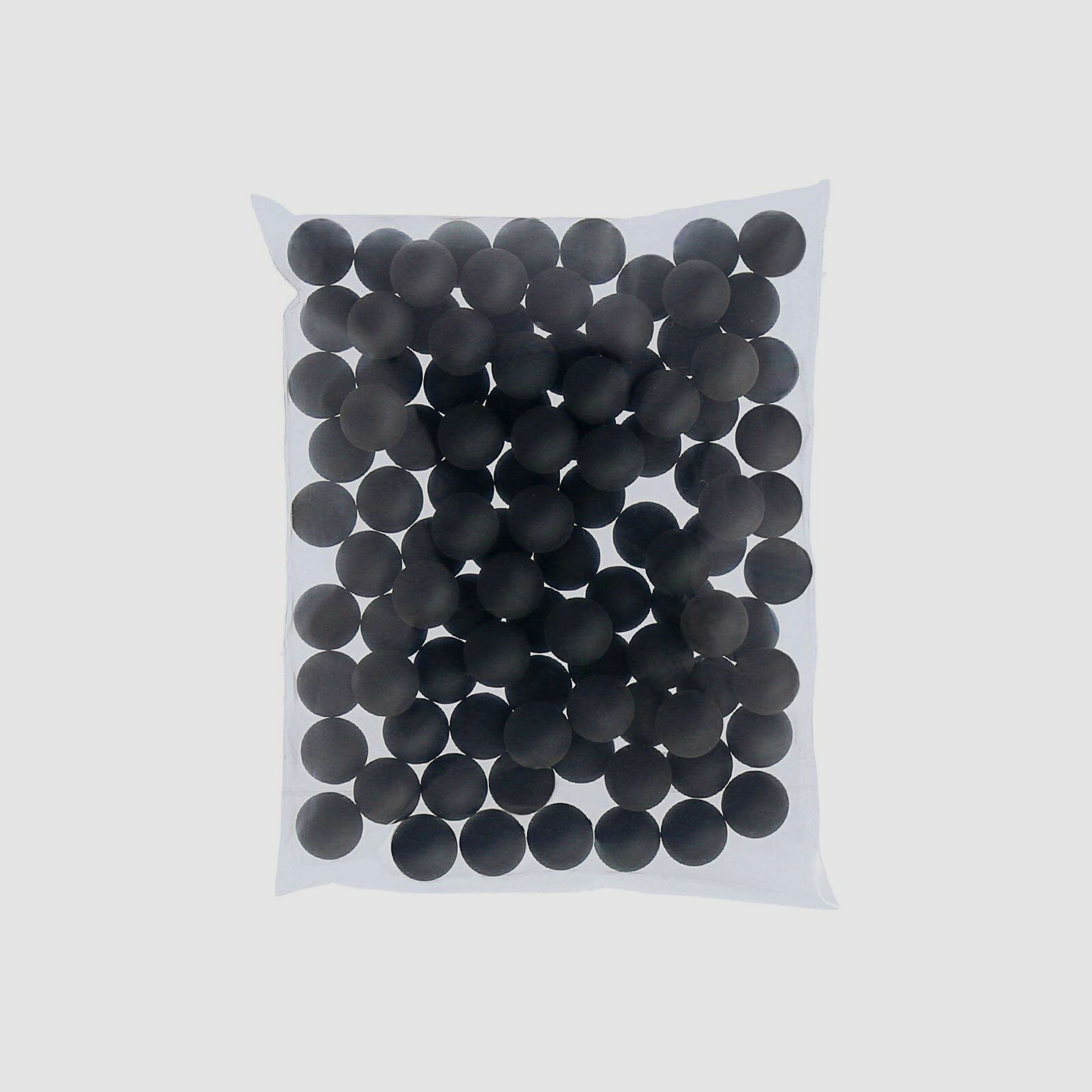 Rubberballs / Gummigeschosse Schwarz Kal .68 - 100 Stück