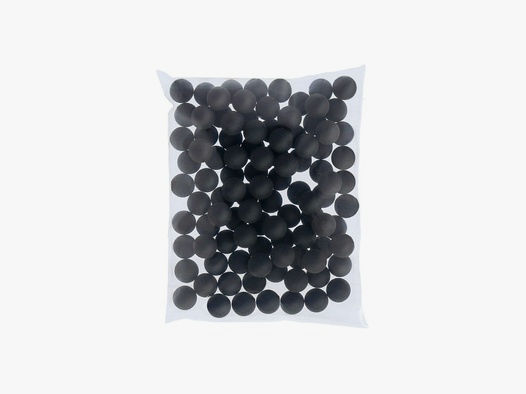 Rubberballs / Gummigeschosse Schwarz Kal .68 - 100 Stück