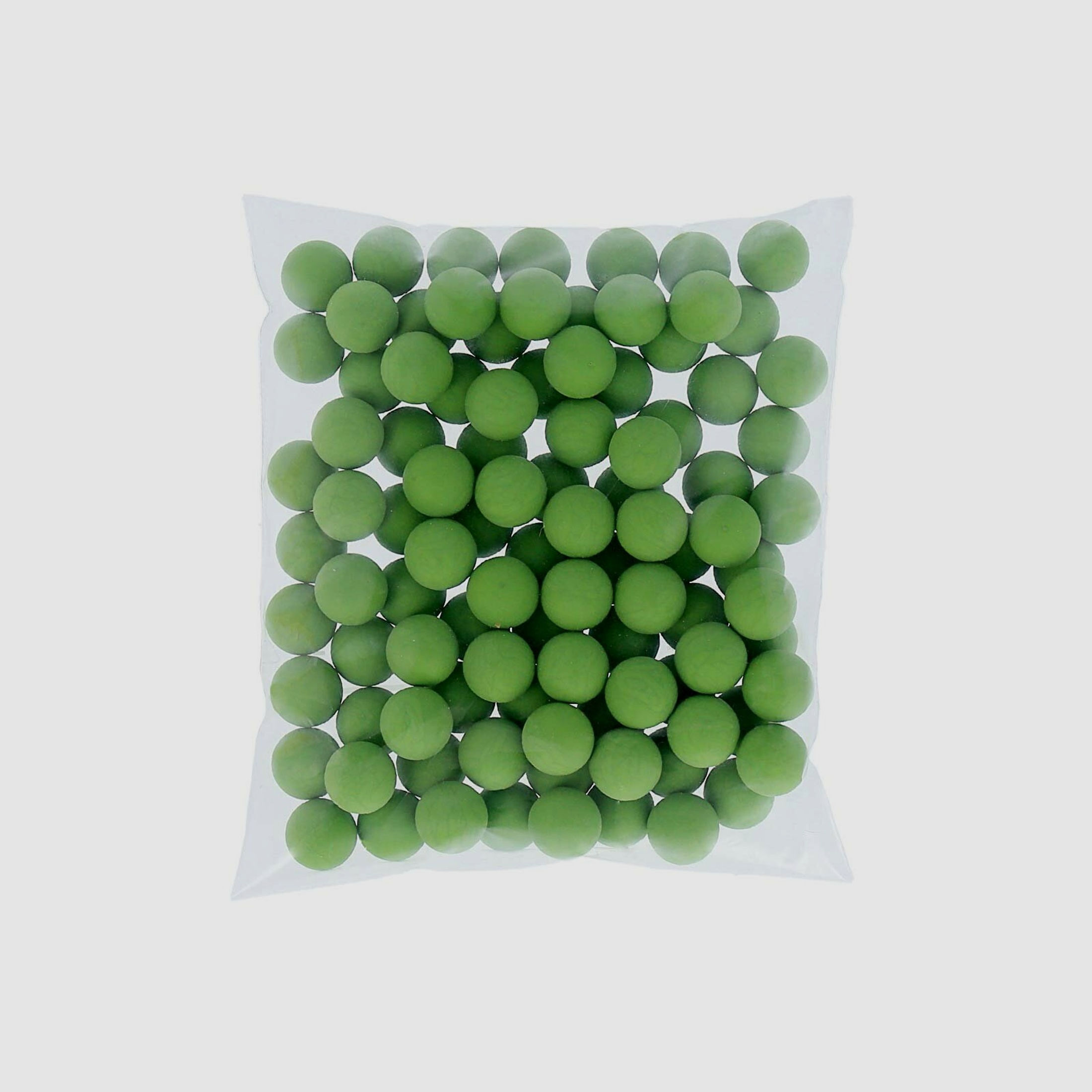 Rubberballs / Gummigeschosse Grün cal .50 - 100 Stück