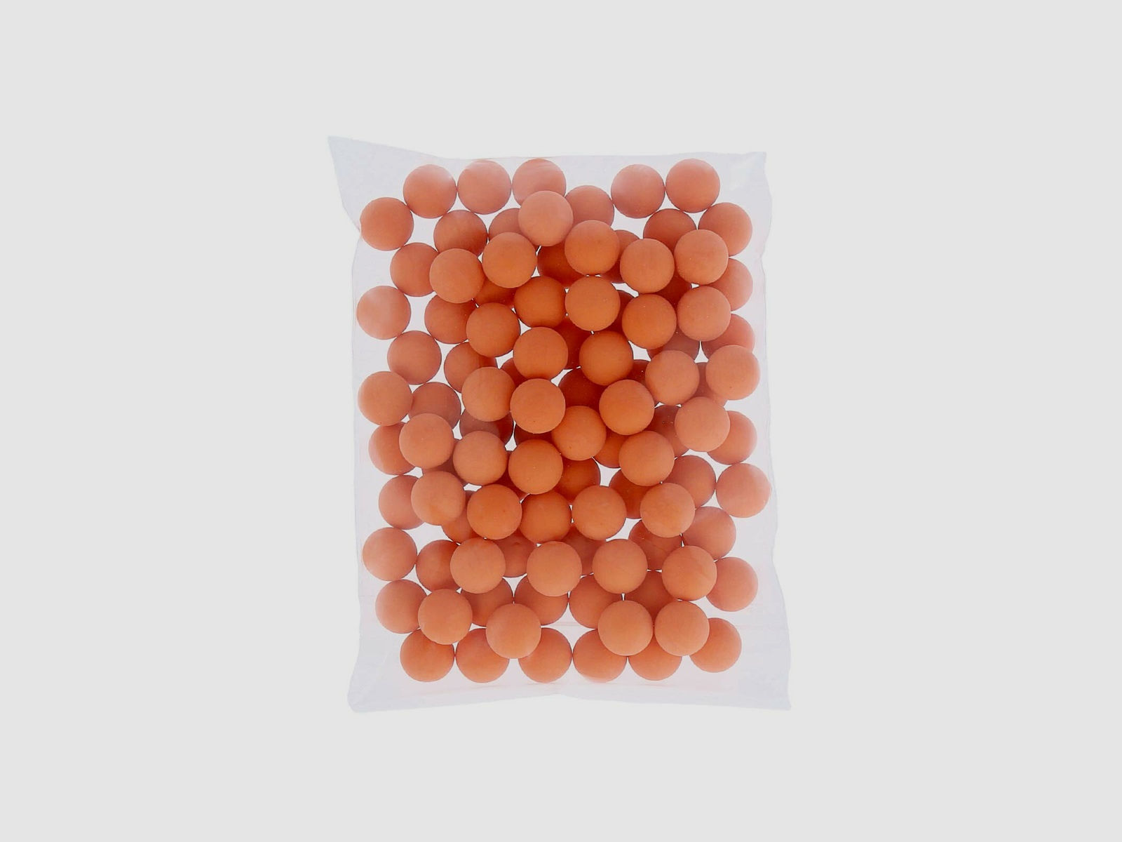 Rubberballs / Gummigeschosse Orange Kal .68 - 100 Stück