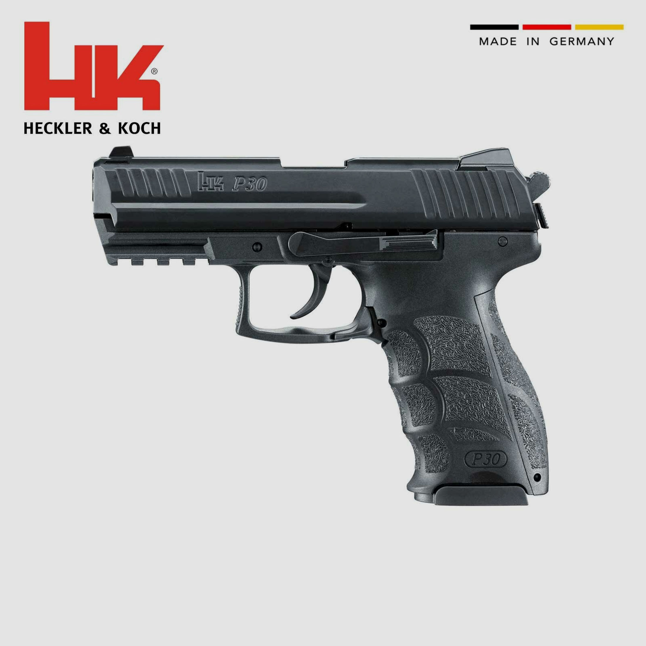 Heckler & Koch P30 Schreckschuss Pistole Schwarz 9 mm P.A.K. (P18)