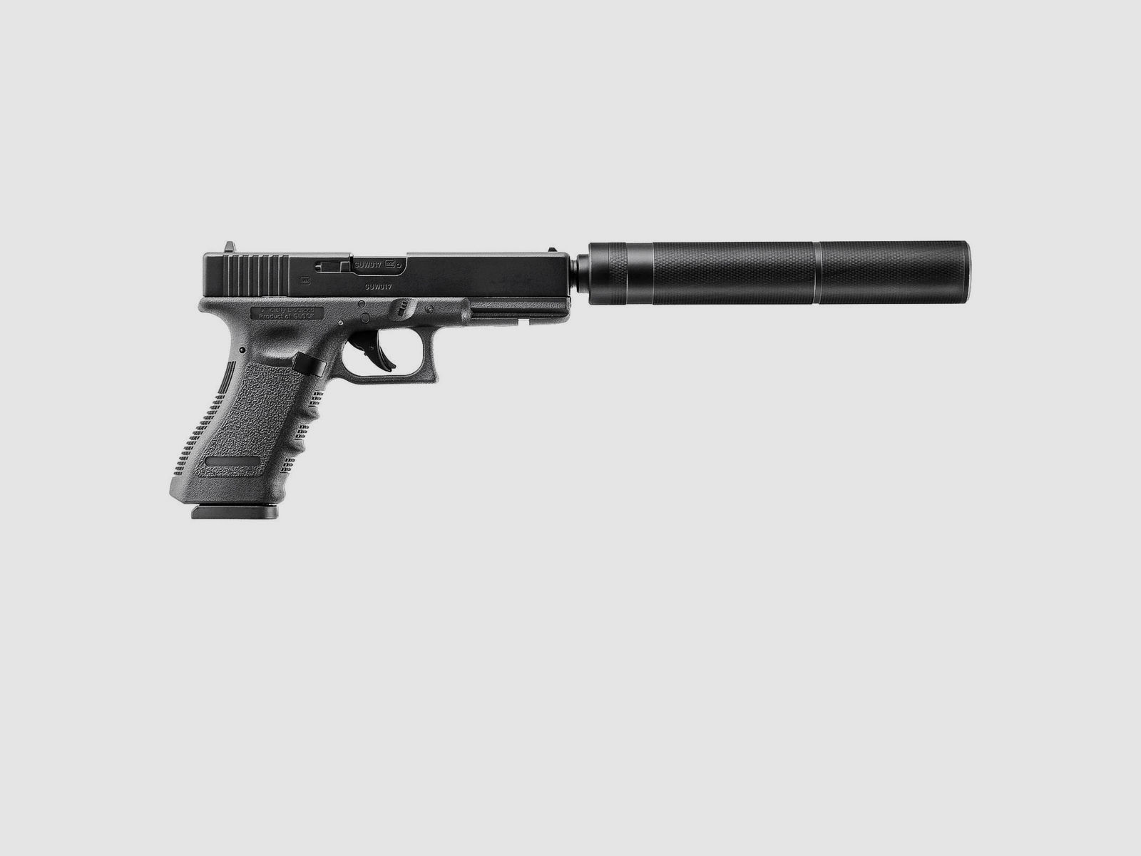 Glock 17 mit Laufgewinde Co2-Pistole Kaliber 4,5 mm Stahl BB