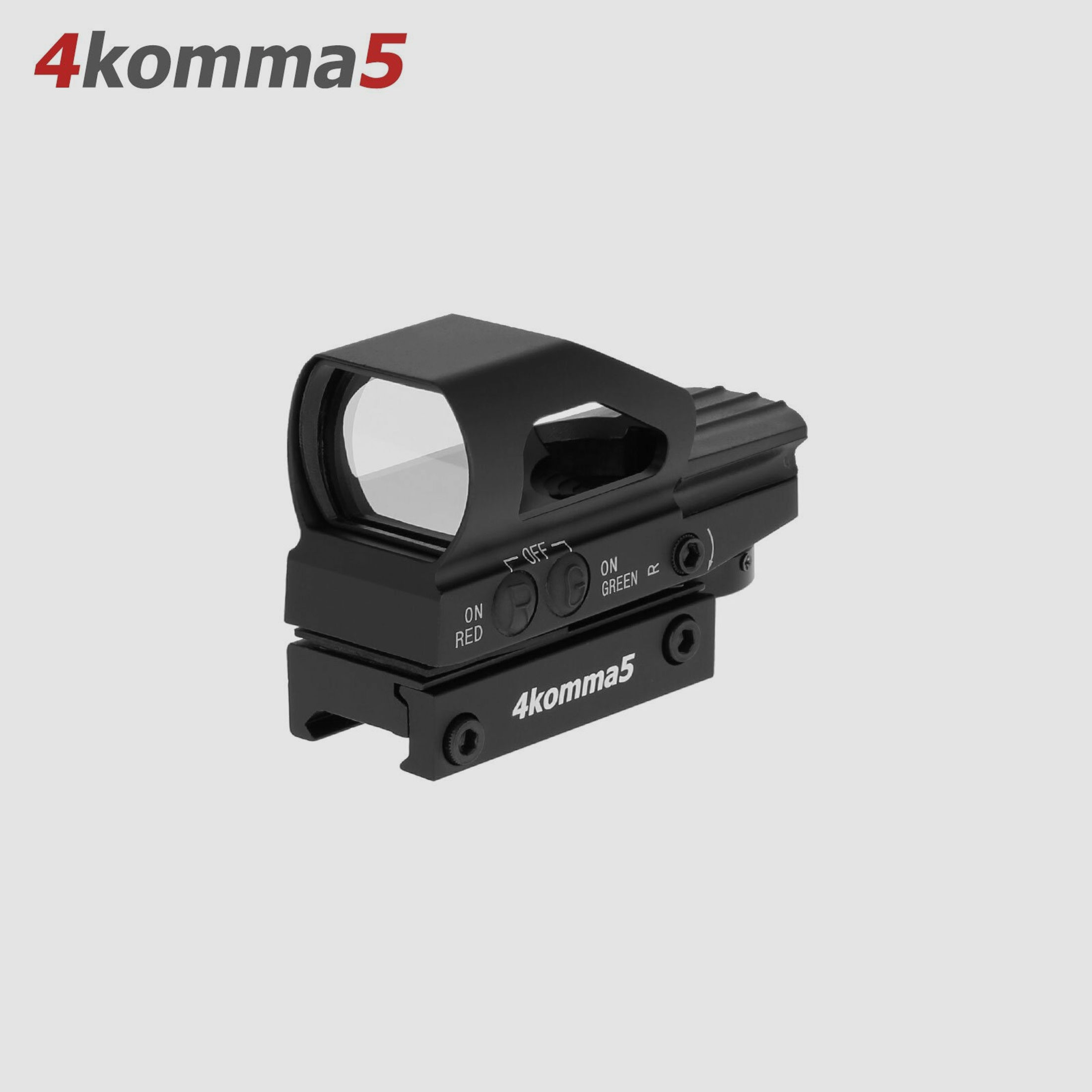 4komma5 HD104 1x33 Red Dot / Leuchtpunktvisier mit Weaver-Montage