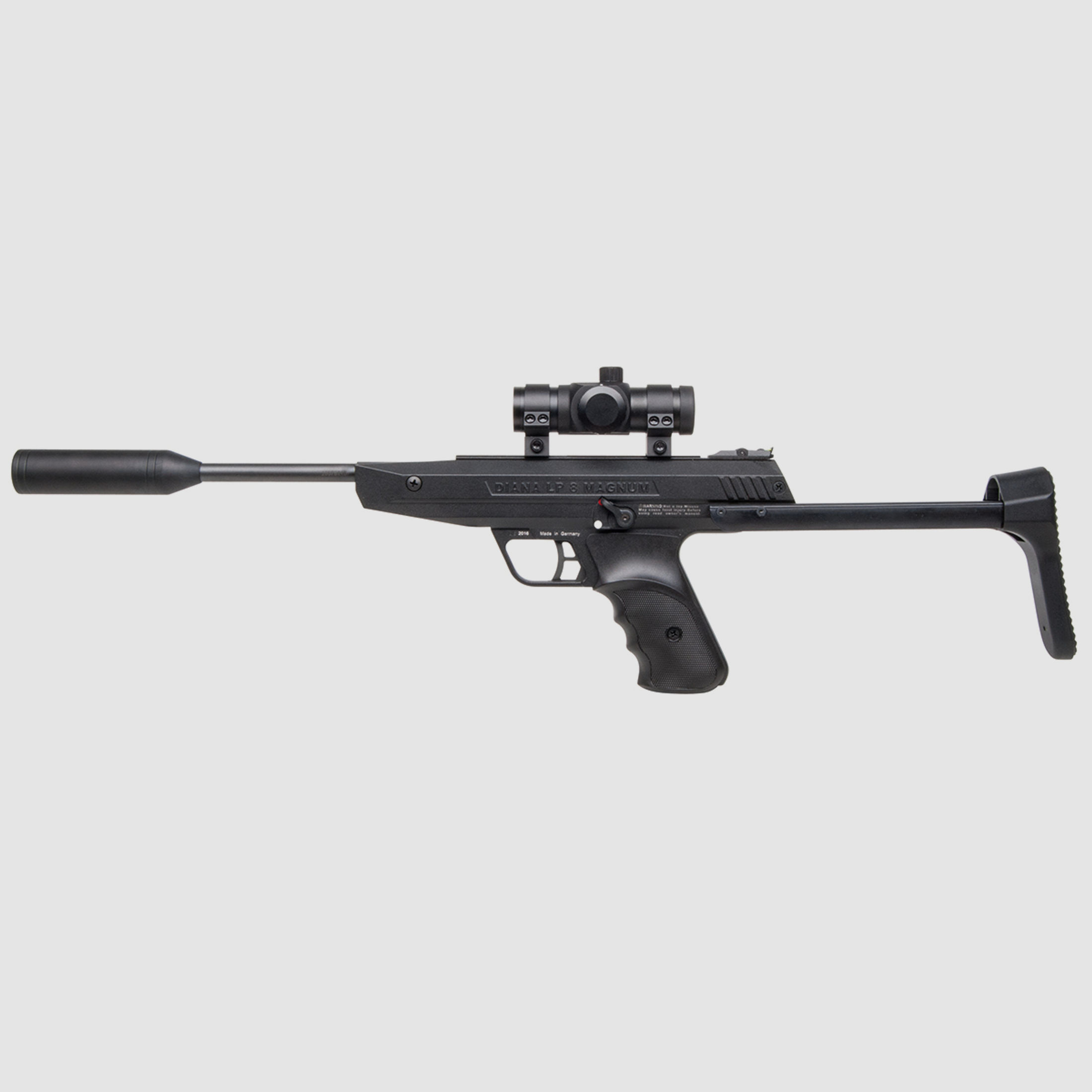DIANA LP8 Magnum Tactical Set 4,5mm - Druckluft Federdruck | Knicklauf