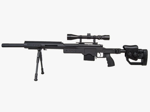 GSG 4410 Sniper Schwarz 6mm - Airsoft Federdruck