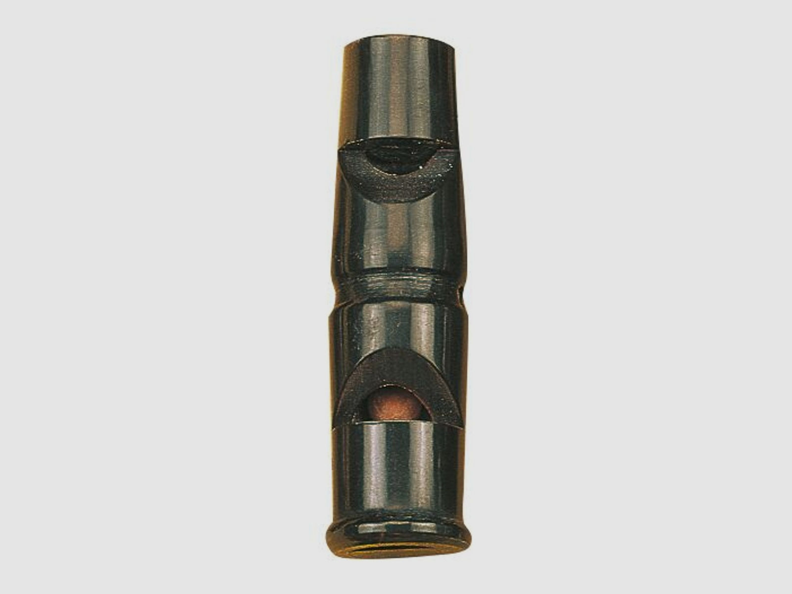 Dressur-Doppelpfeife Büffelhorn – 60 mm