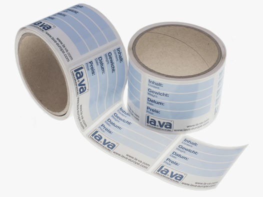 Lava Etiketten für Vakuumbeutel