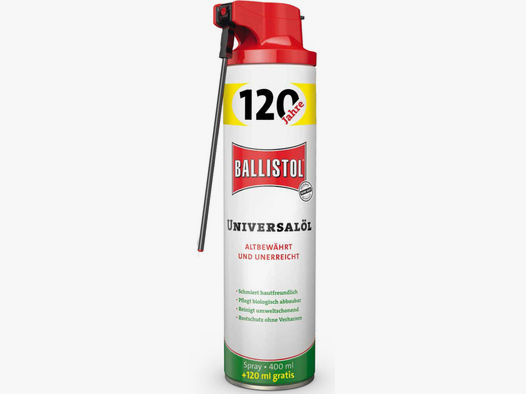 Ballistol Universalöl Varioflex – limitierte Jubiläumsdose – 120 ml gratis