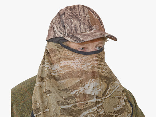 Camouflage Cap mit Gesichtsmaske