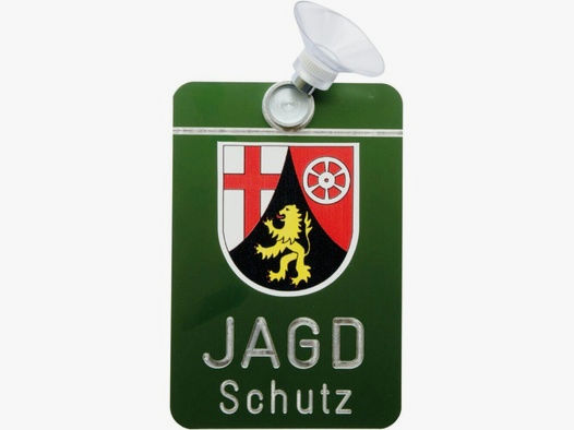 Magnet-Autoschild –  "Jagd Schutz" Bayern
