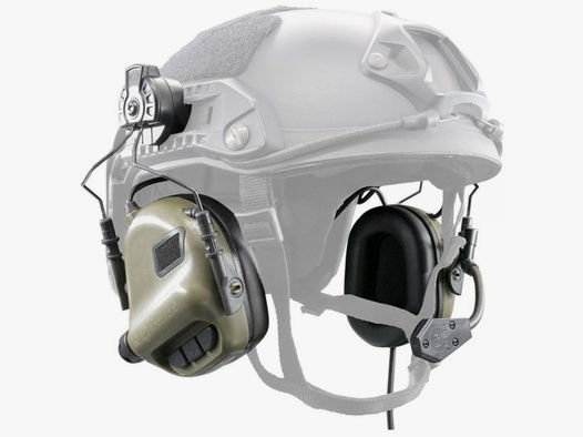 EARMOR Earmor Aktivgehörschutz M32 für FAST Helme NRR22 foliage green