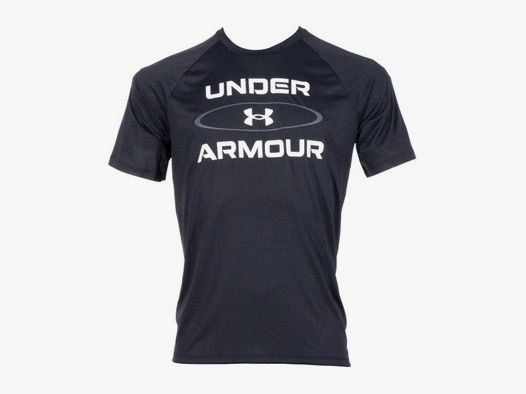 Under Armour Under Armour Shirt Tech Wordmark Graphic Short Sleeve schwarz