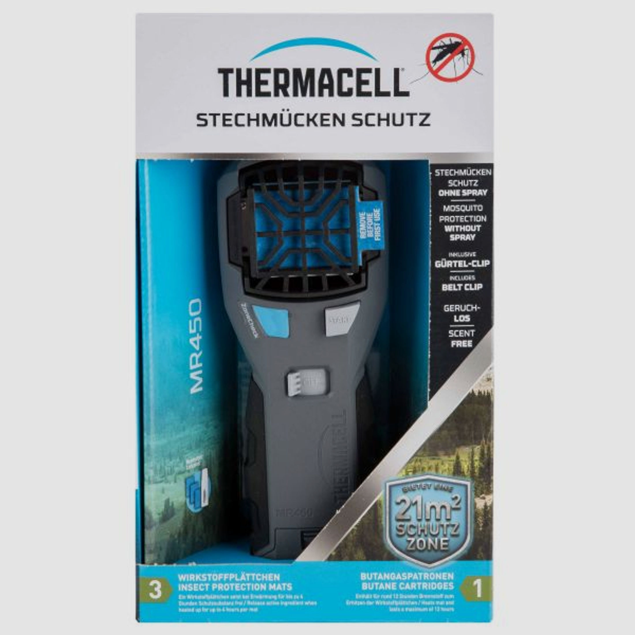 ThermaCELL Thermacell Insektenschutz Handgerät MR-450 grau
