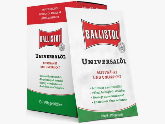 Ballistol Ballistol Pflegetücher 10er Box