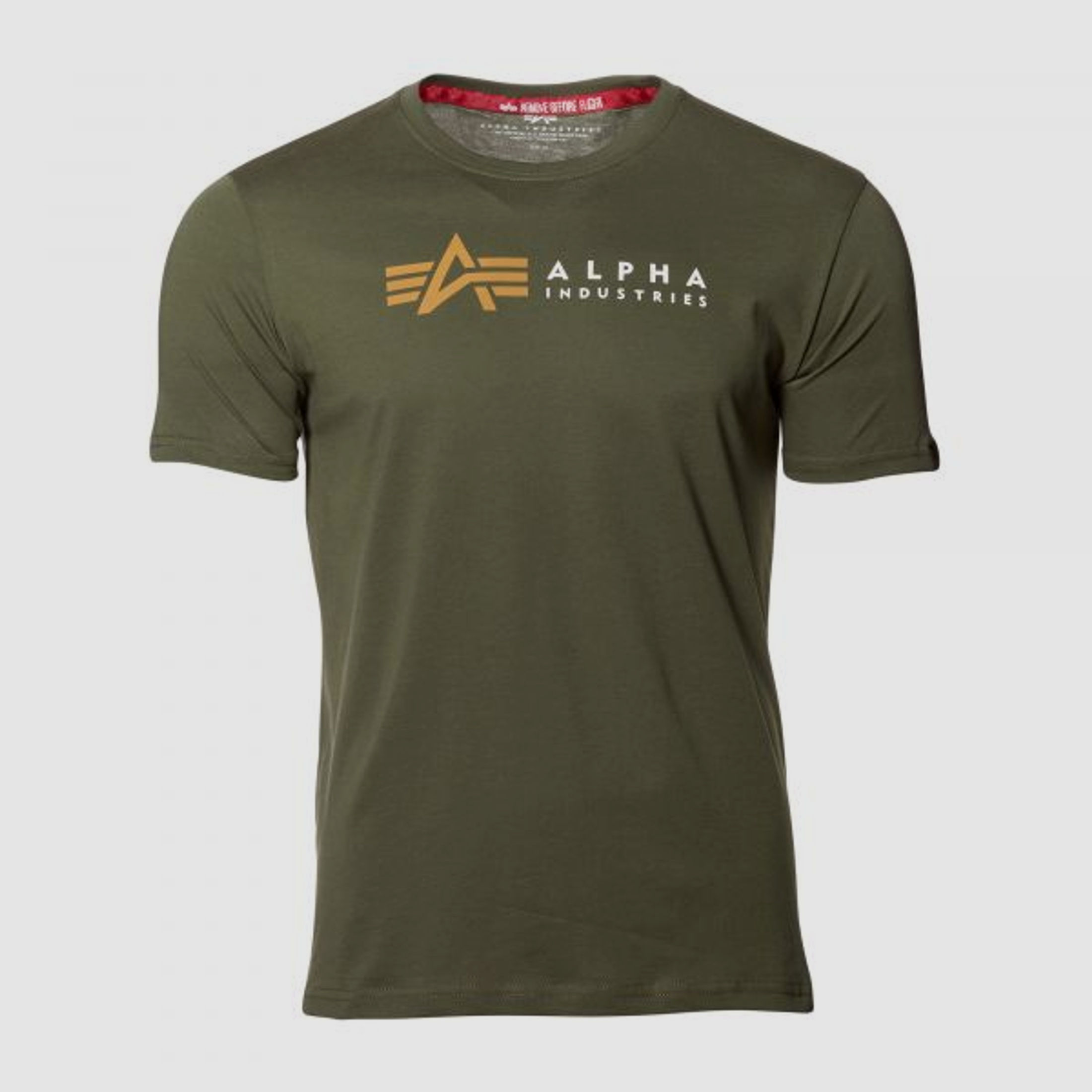 alpha industries Alpha Industries T-Shirt Alpha Label dark olive, Größe L