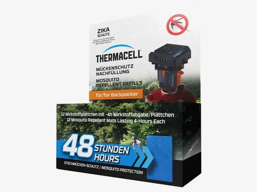 ThermaCELL Thermacell Insektenschutz Nachfüllpack Backpacker M-48 48 Std.