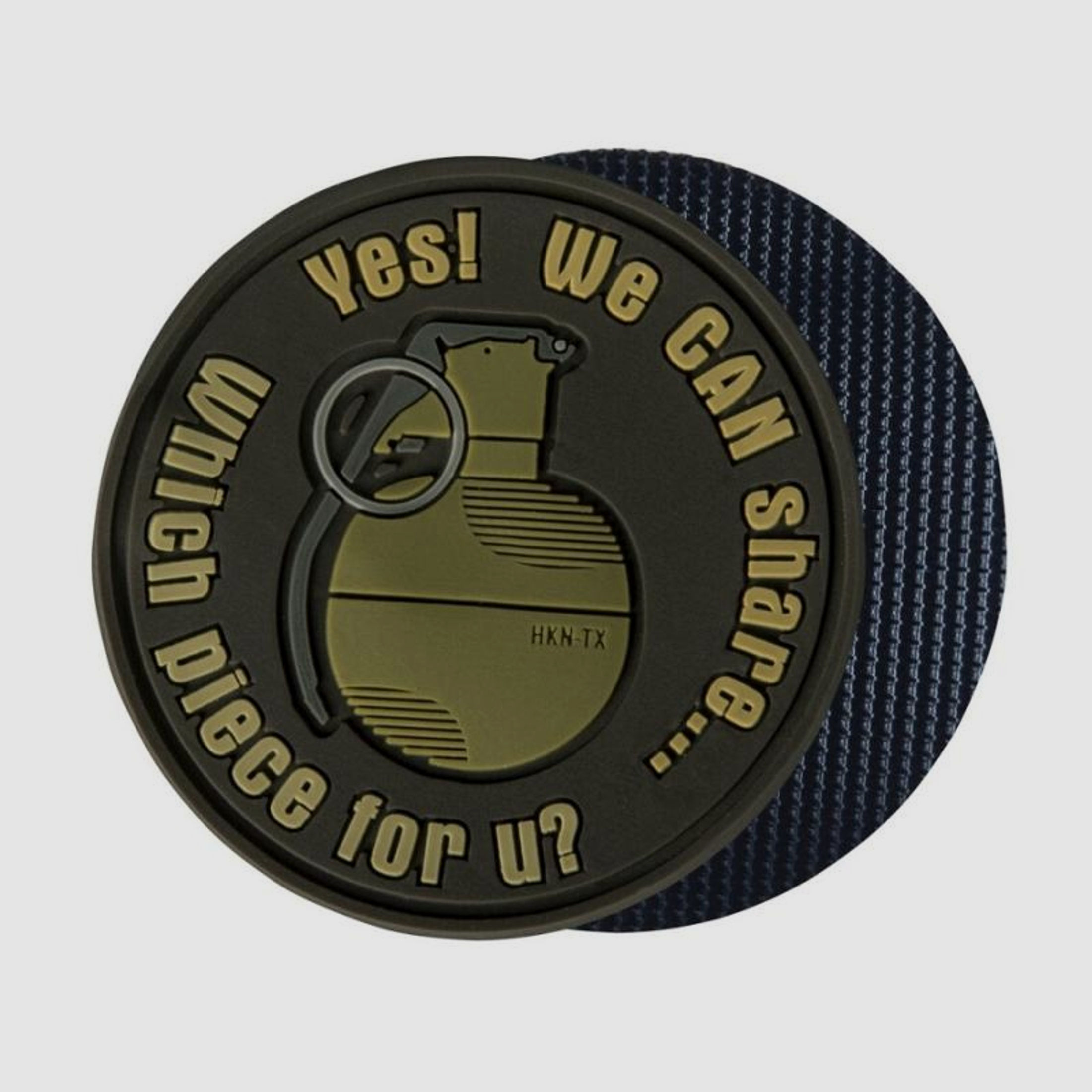 Helikon-Tex® "WE CAN SHARE" Grenade PVC-Patch - braun
