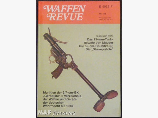 Waffen Revue Nr. 83, IV. Quatal 1991