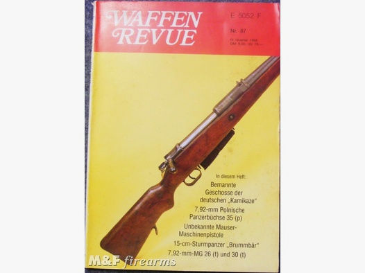 Waffen Revue Nr. 87, 4. Quatal 1992