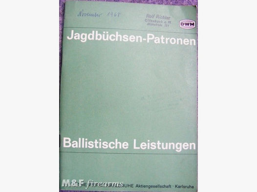 Jagdbüchsen-Patronen, Ballistische Leistungen