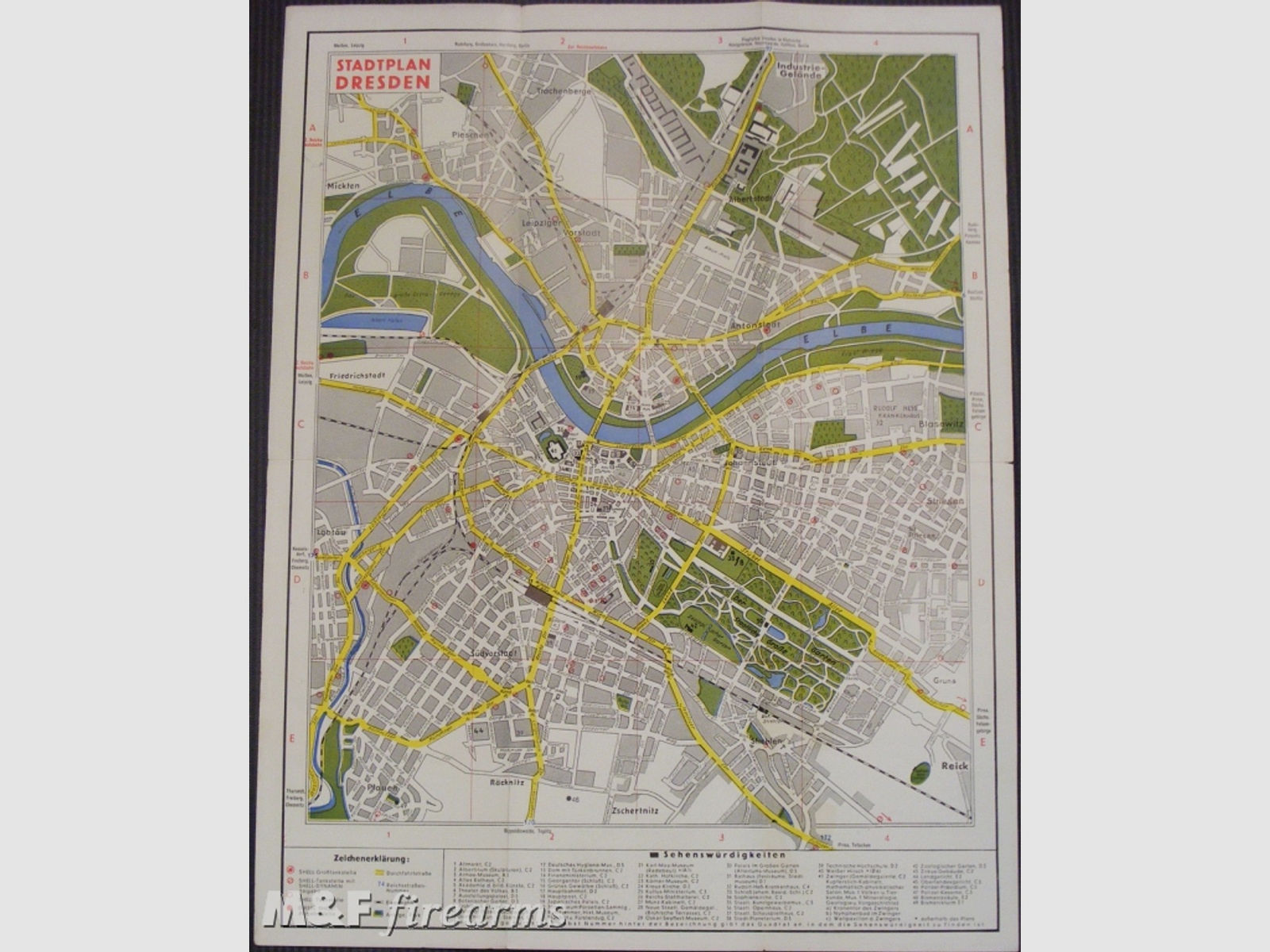 Shell Stadtkarte Nr. 07 Dresden